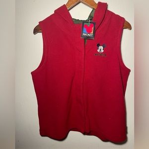 Mickey Unlimited Hooded Vest Velcro closure on Kmart Tag